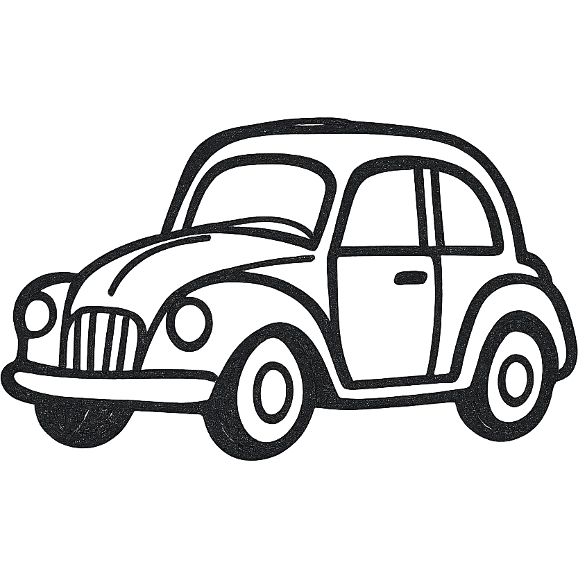 old fashioned car emoji