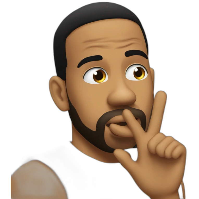 Craig David blowing a kiss emoji