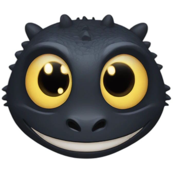 krokmou's face from film "How to Train Your Dragon" emoji