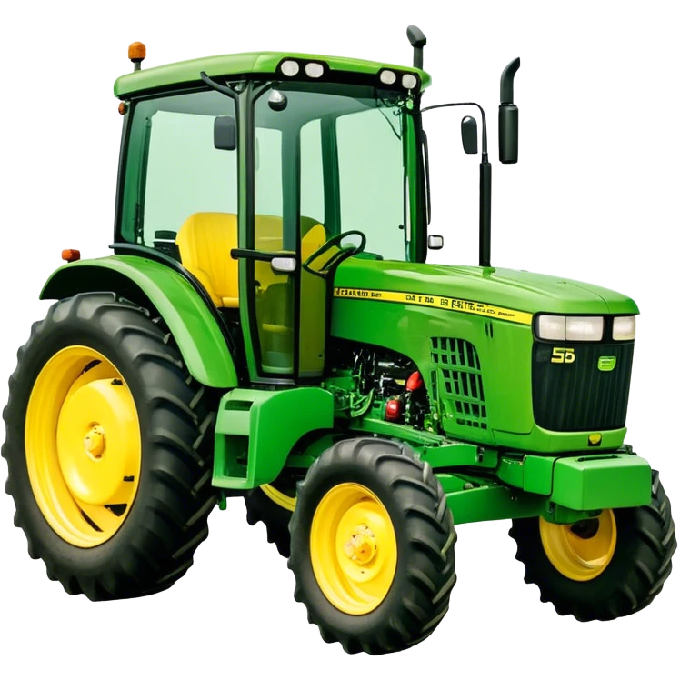 Tractor - John Deere 5055E (Model Year: 2021) (Iconic colour: Green with yellow) emoji