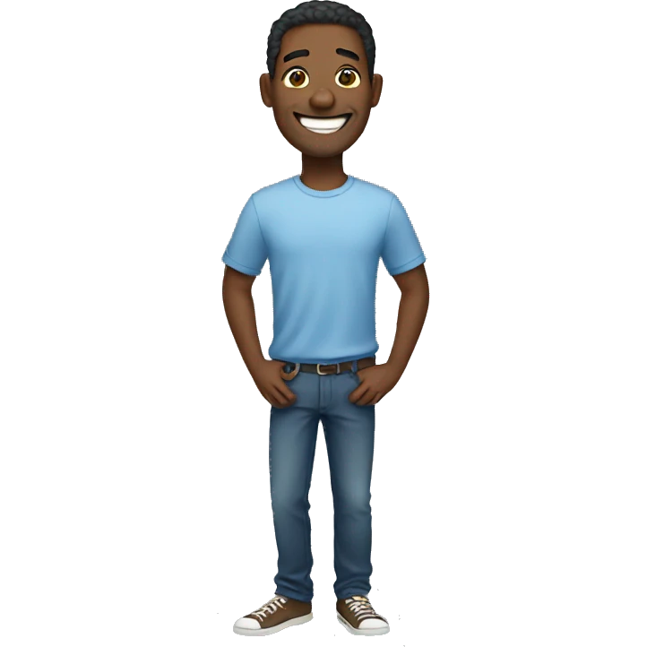 Smiling American Man emoji