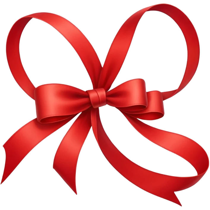 Red ribbon emoji