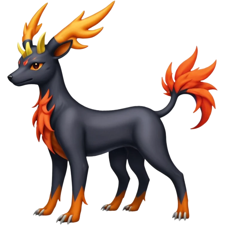 
Canine-Houndoom-Xerneas-Salandit-Noibat-Flareon-Fakémon-fusion (full body) emoji
