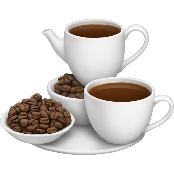 Gift basket tea coffee emoji