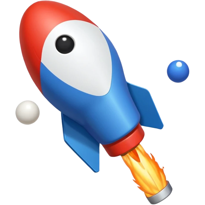 ping pong rocket emoji