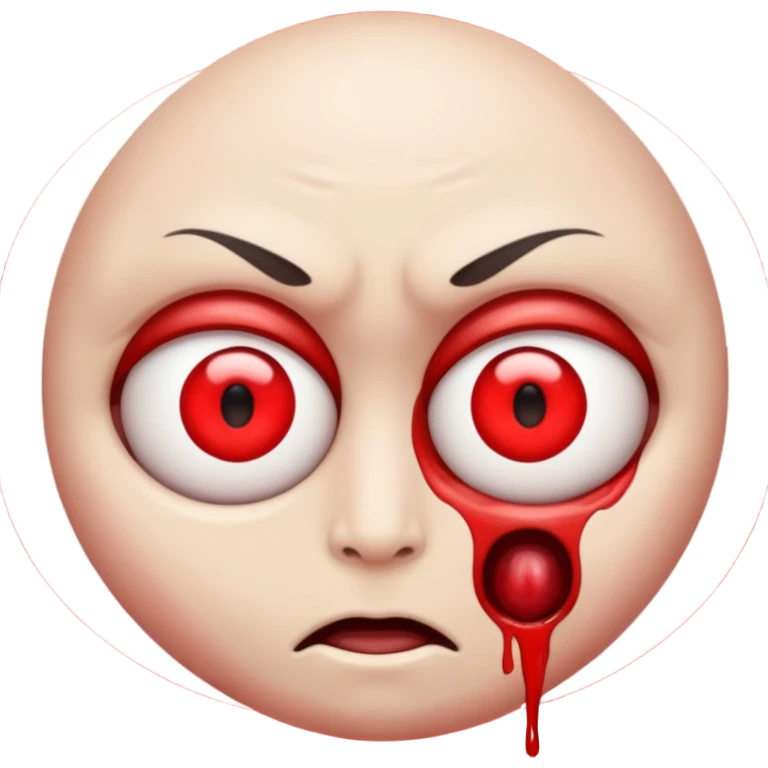 Eyes coming out head emoji