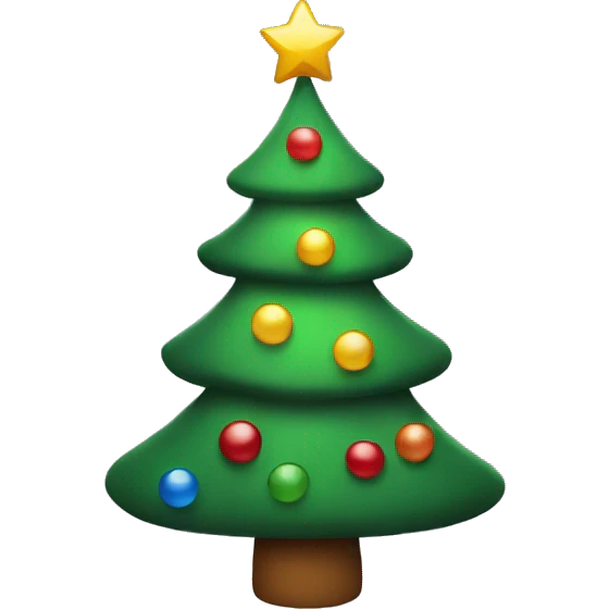 Christmas tree emoji