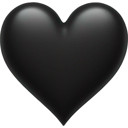 Half black and yellow heart emoji