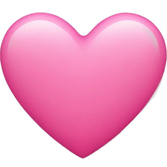 Pink heart emoji