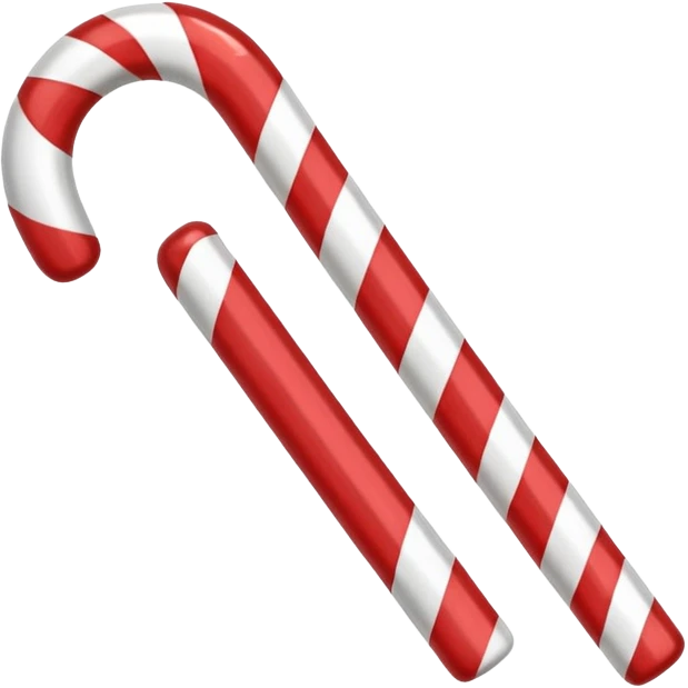 candy cane emoji