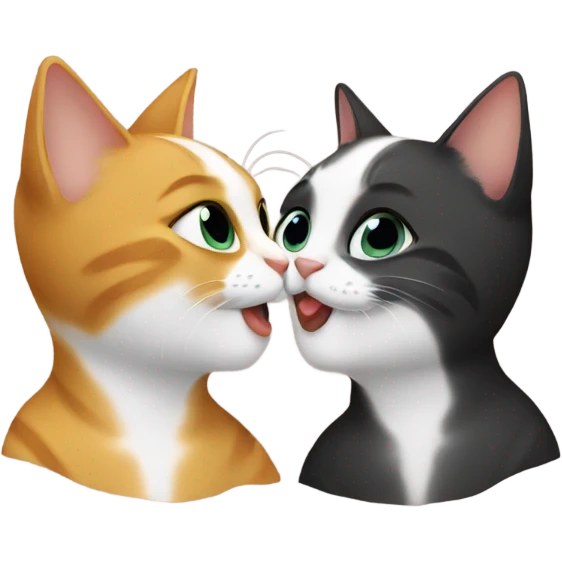 Cat kiss  emoji