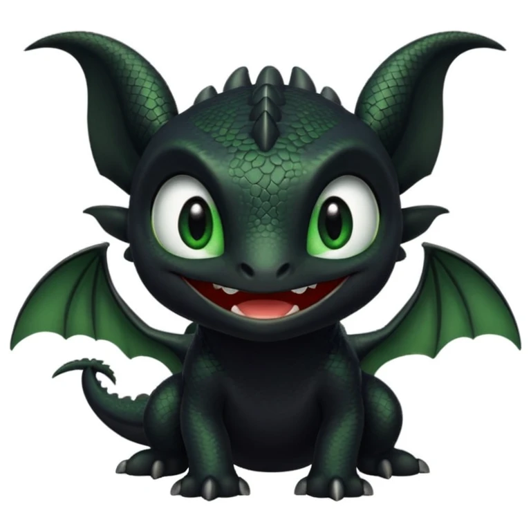 Toothless  emoji
