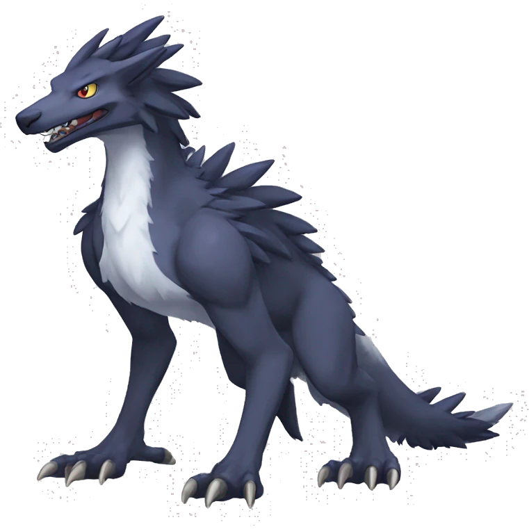  Nargacuga-Lombax-Sergal-Vernid-Fakemon full body emoji