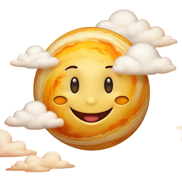 planet venus smiley face emoji