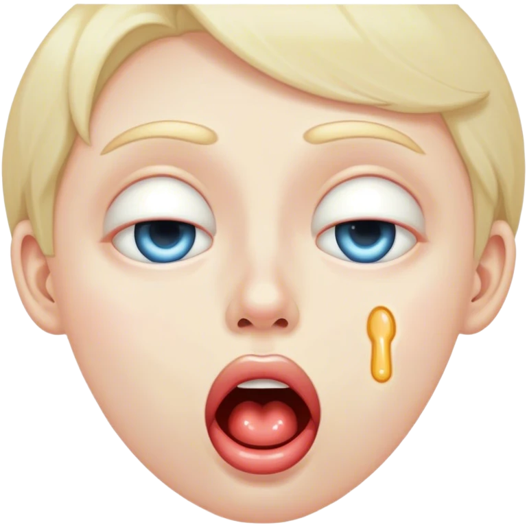 Drooling hypnotize emoji