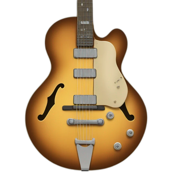archtop guitar emoji