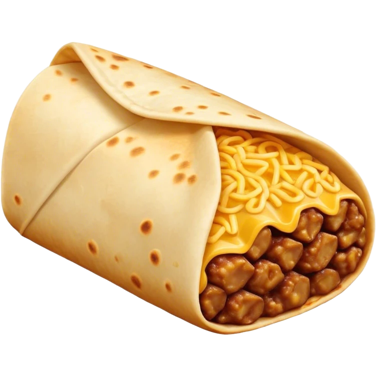 Hexagon burrito emoji