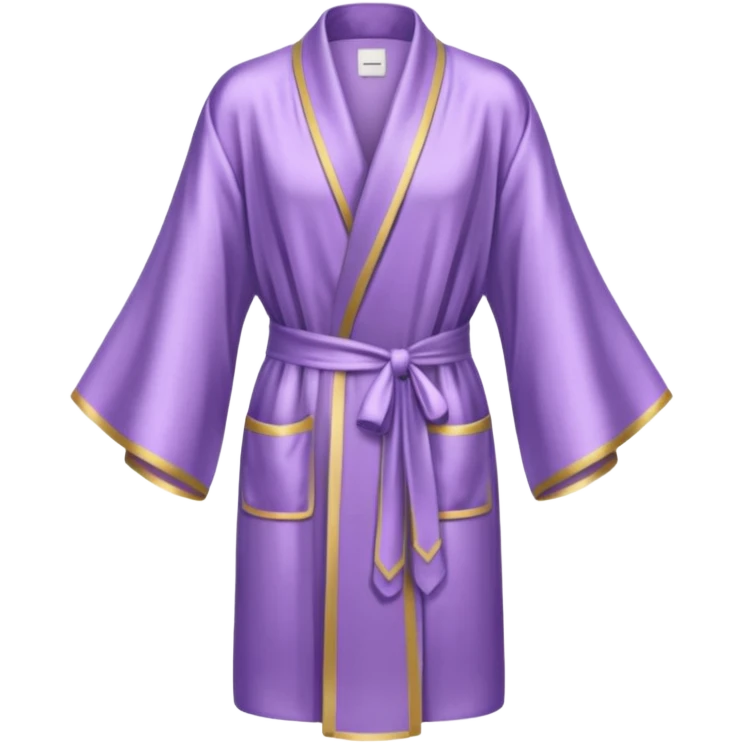 Light purple silk robe emoji