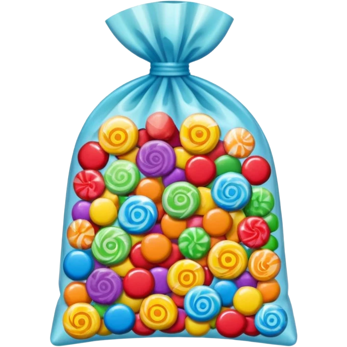 Holiday candies and candy bags emoji
