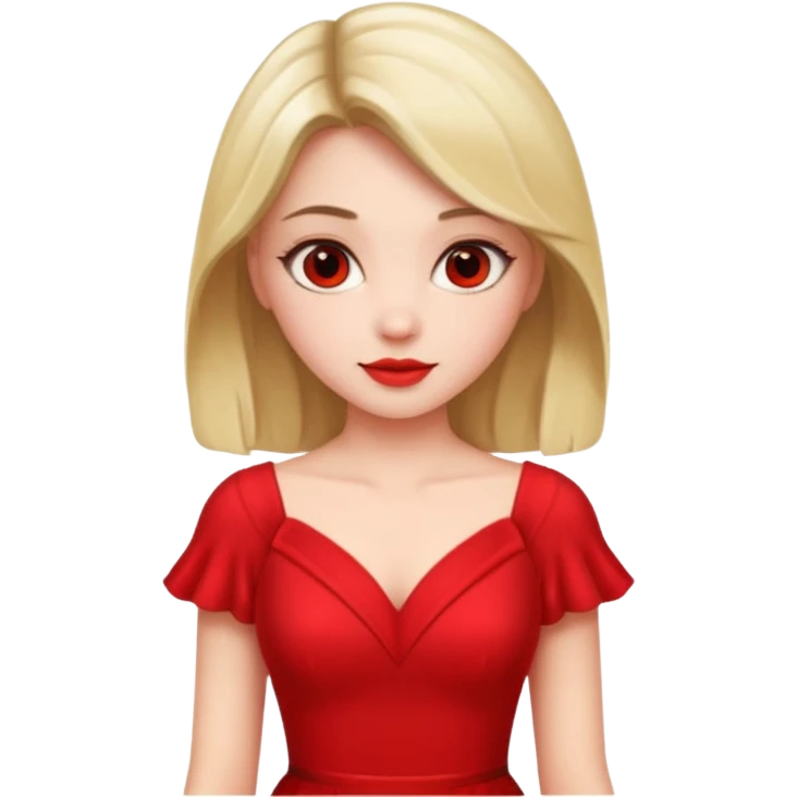 Hot dress Girl Valentine emoji