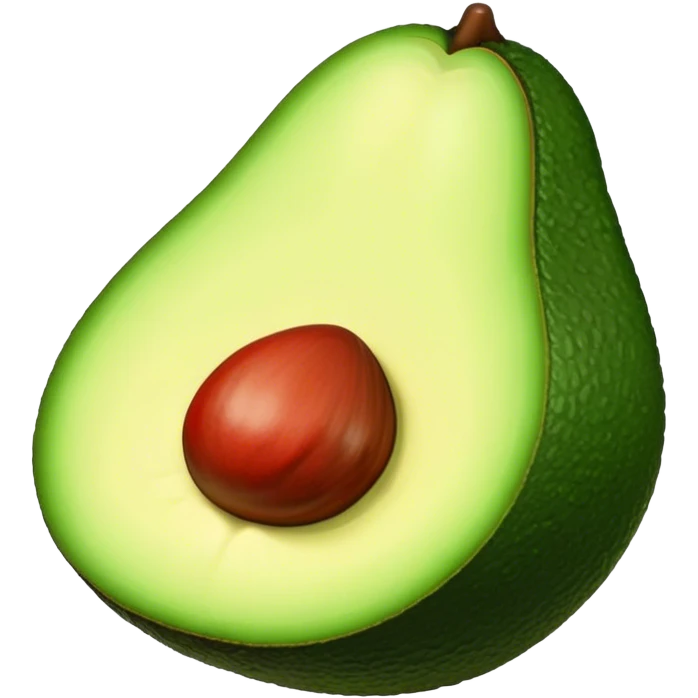 Aguacate con labios grandes  emoji