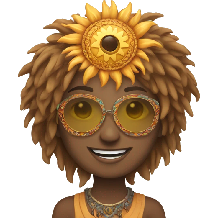 Boho Sun emoji