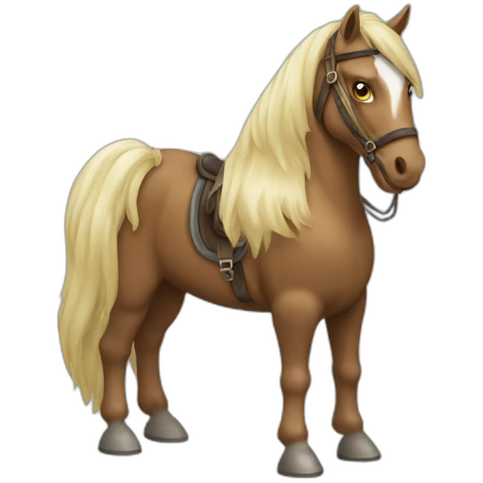 Cheval monter emoji