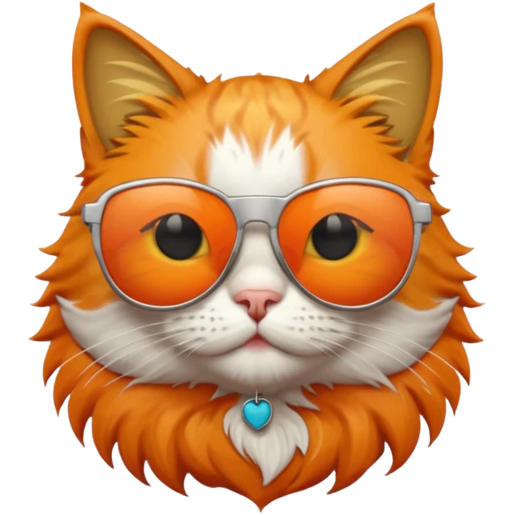 Cat wearing sunglasses emoji