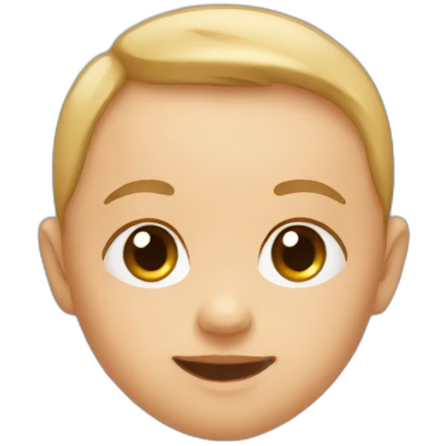 Baby face emoji