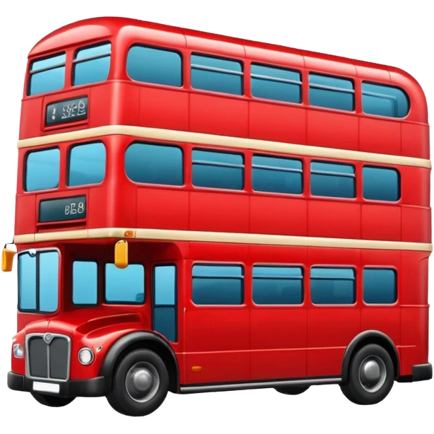 double decker bus emoji
