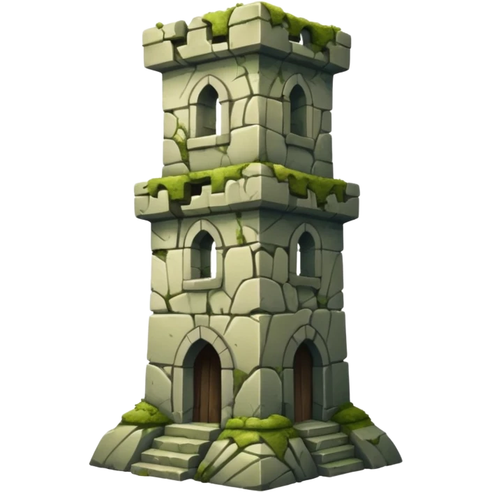Ruined tower emoji