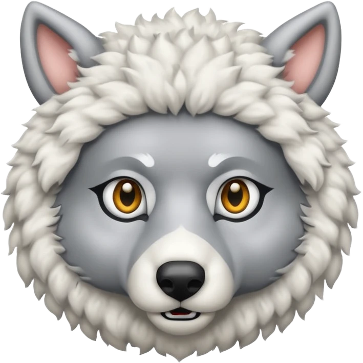 Wolf in sheep clothing 🐺 🐑 emoji