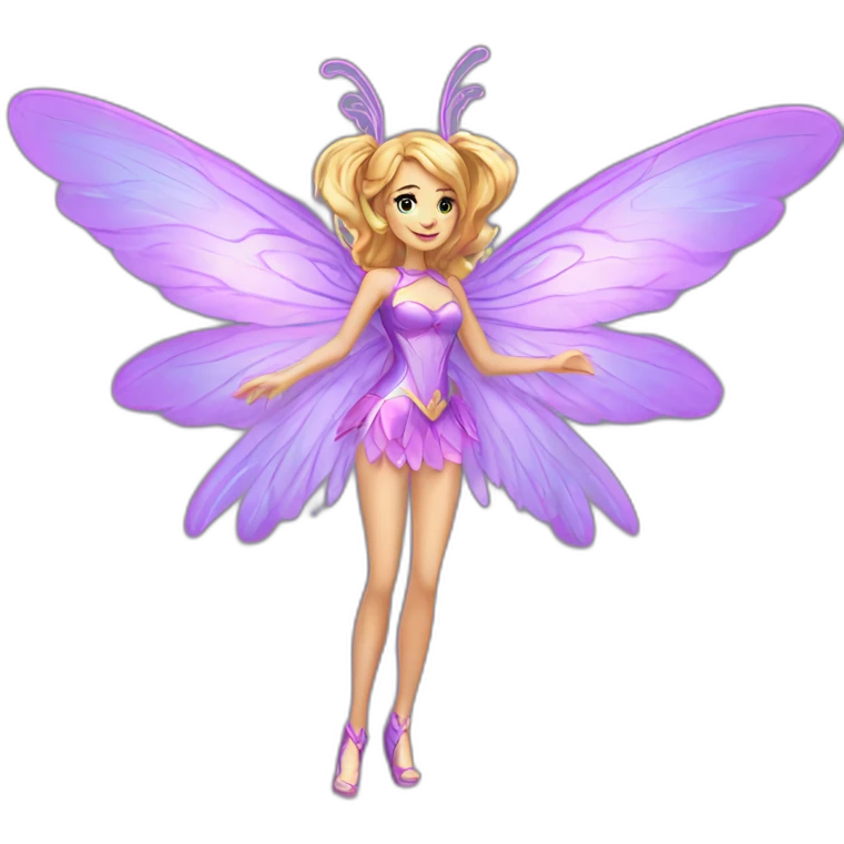 blum with wings Enchantix from cartoon “winx” emoji