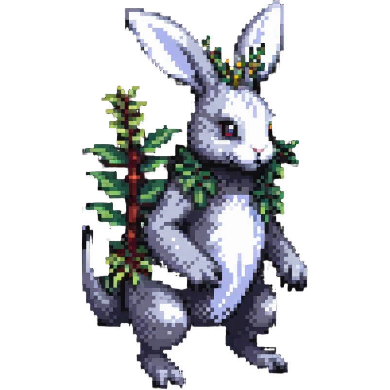 bunny plant dragon with spikes emoji