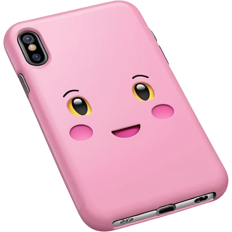 pink cute phonecase emoji