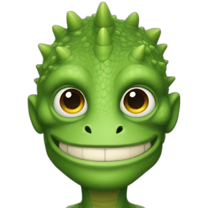 Lizard man emoji