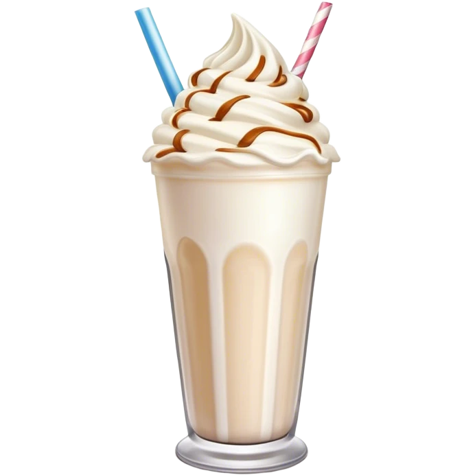 Milkshake with no whip cream emoji