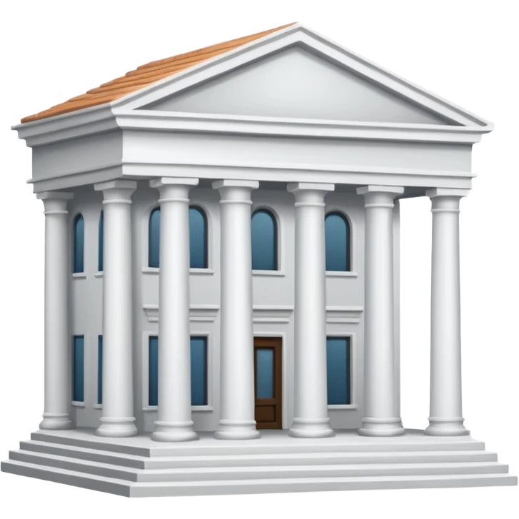 haz un emoji de un edificio griego en 3D emoji