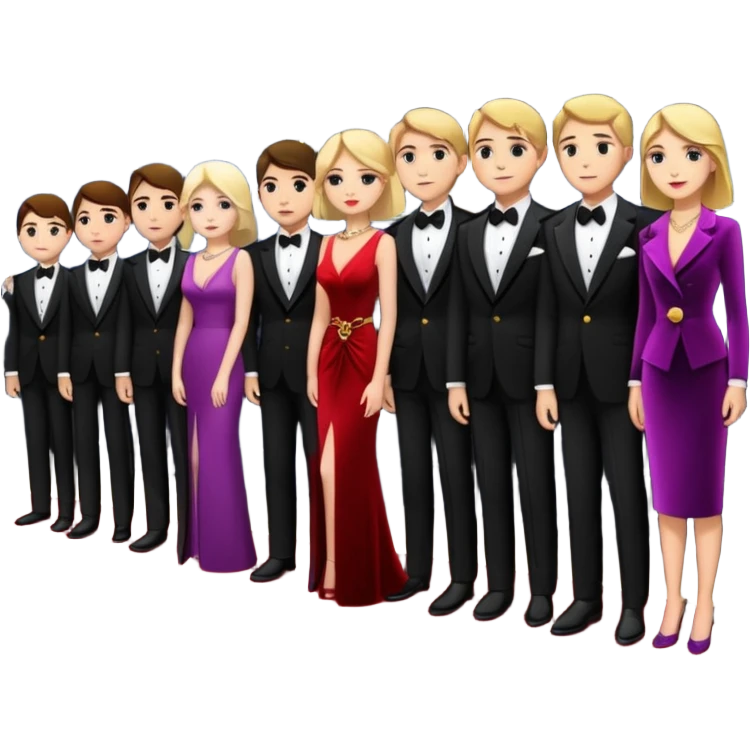 long queue behind the velvet rope, outside a nightclub emoji