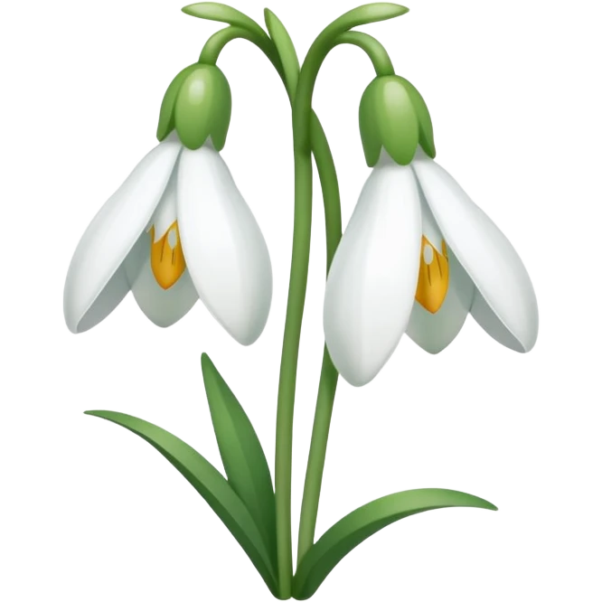 snowdrop emoji emoji