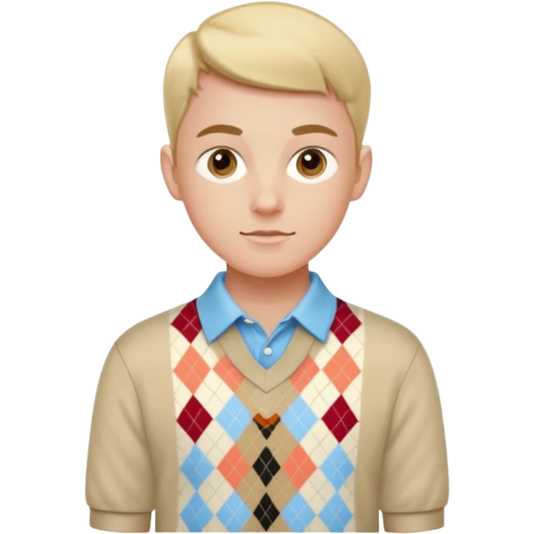 Make me a preppy aesthetic emoji