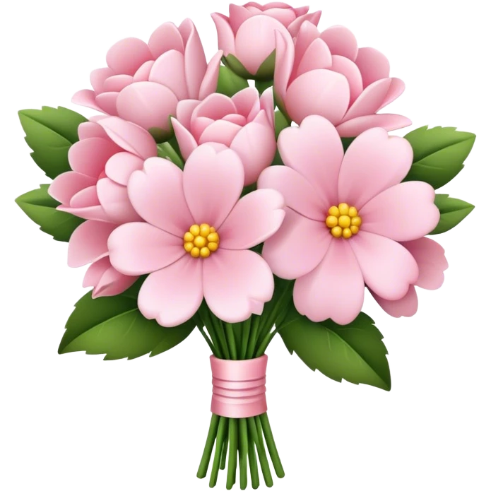 pale pink flower bouquet  emoji