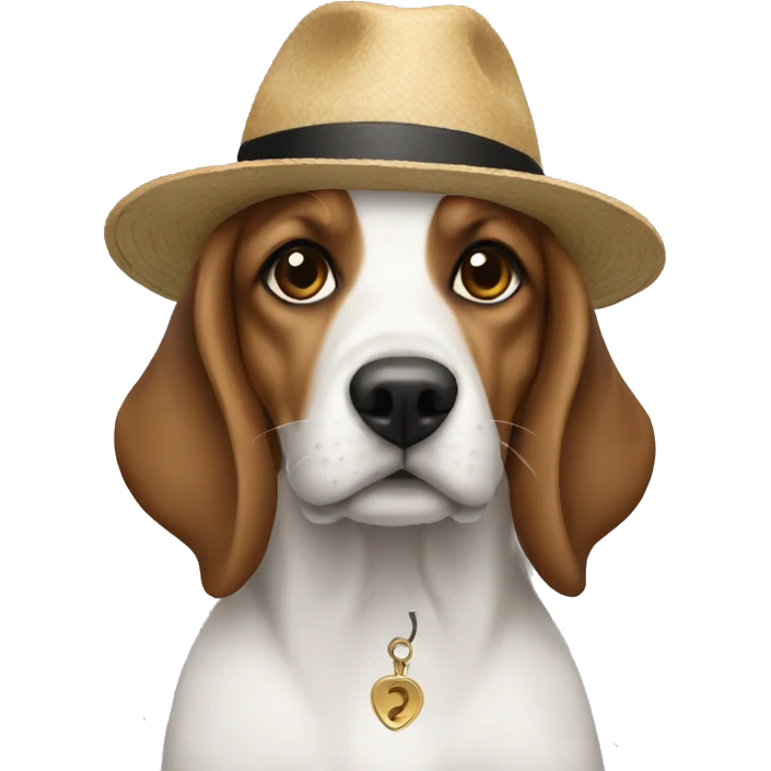 dog wif 2 hats emoji
