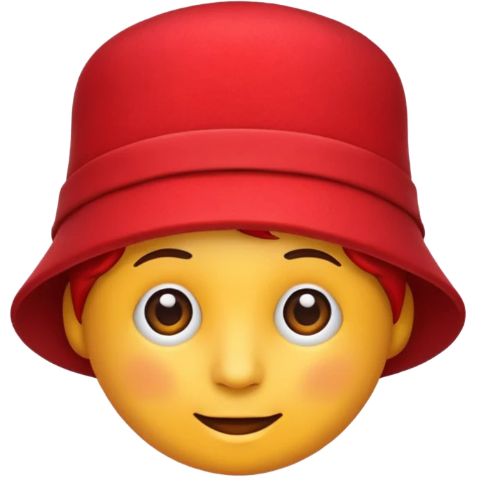  A only red hat emoji