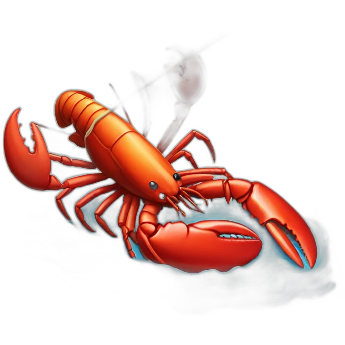 Lobster playing paddle emoji