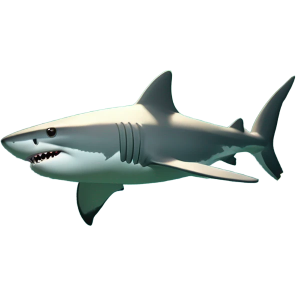 Shark in the woods emoji