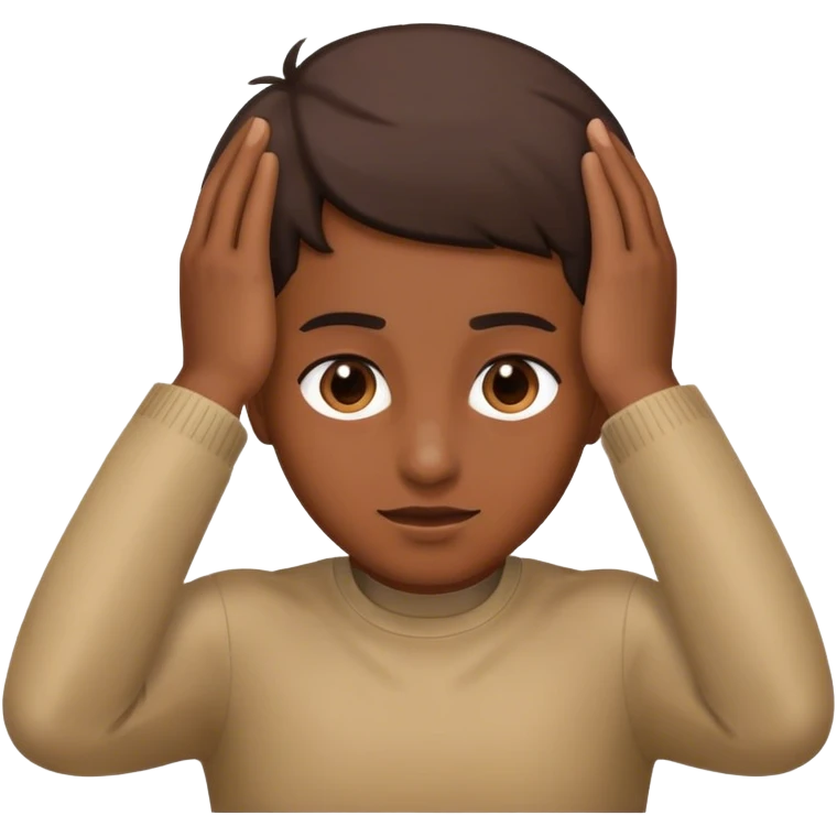 hands behind head emoji