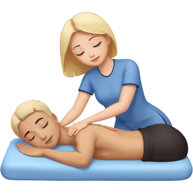 Masaje en la espalda  emoji
