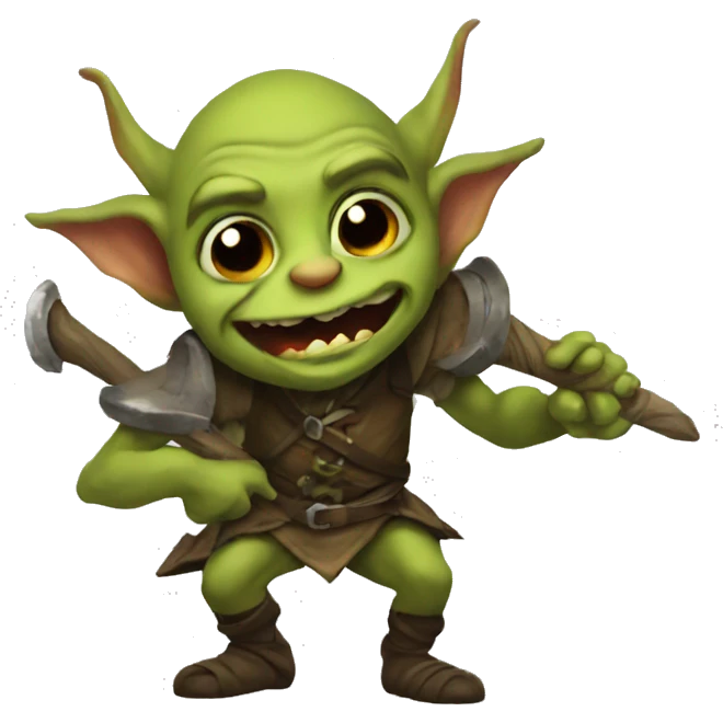 goblin playing gam emoji