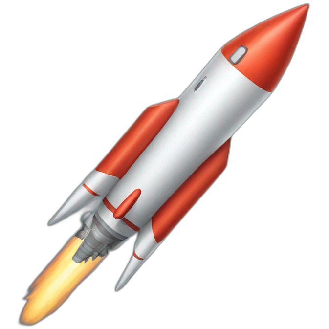 Crash rocket emoji